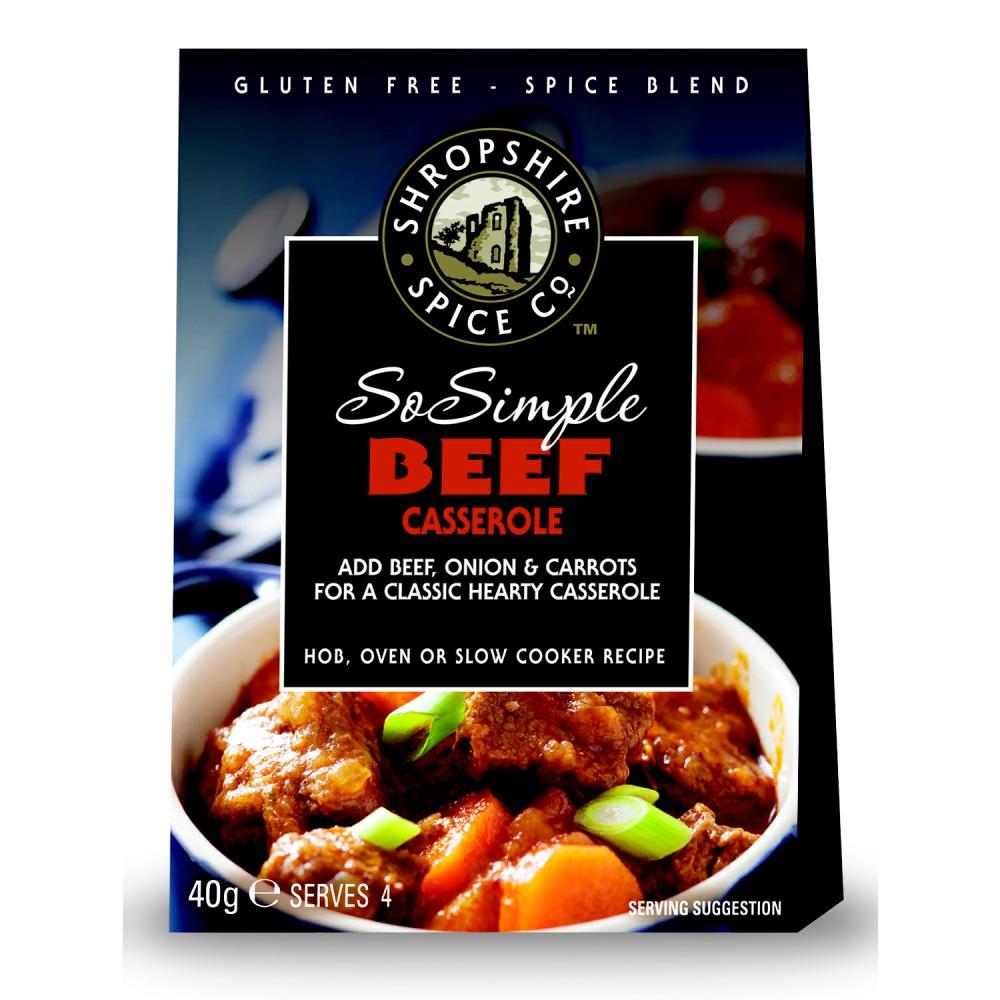 Shropshire Spice Co So Simple Beef Casserole Spice Blend (10x40g)