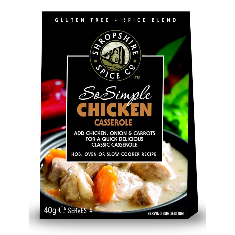Shropshire Spice Co So Simple Chicken Casserole Spice Blend (10x40g)