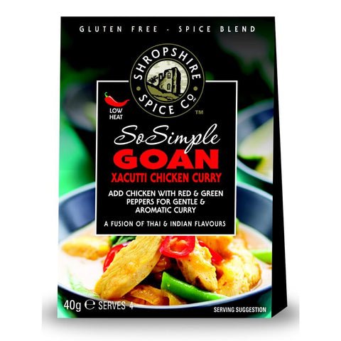 Shropshire Spice Co So Simple Goan Xacutti Chicken Curry Spice Blend (10x40g)