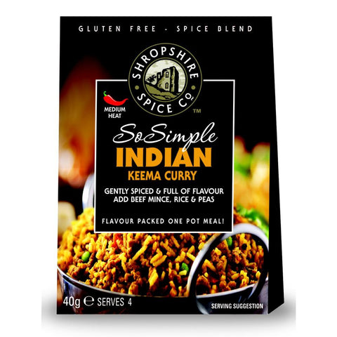 Shropshire Spice Co So Simple Indian Keema Curry Spice Blend (10x40g)