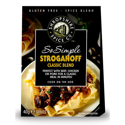 Shropshire Spice Co So Simple Stroganoff Classic Spice Blend (10x40g)