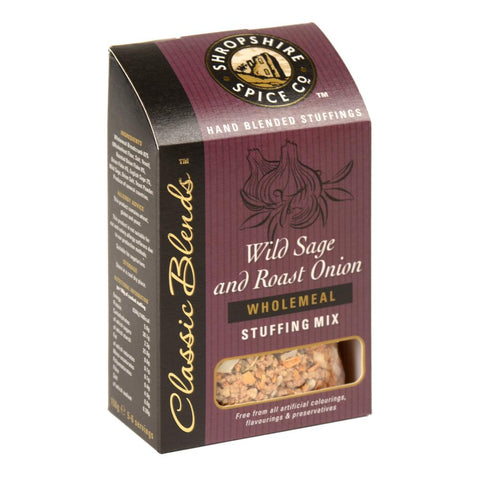 Shropshire Spice Co Wild Sage & Roast Onion Wholemeal Stuffing Mix (6x150g)