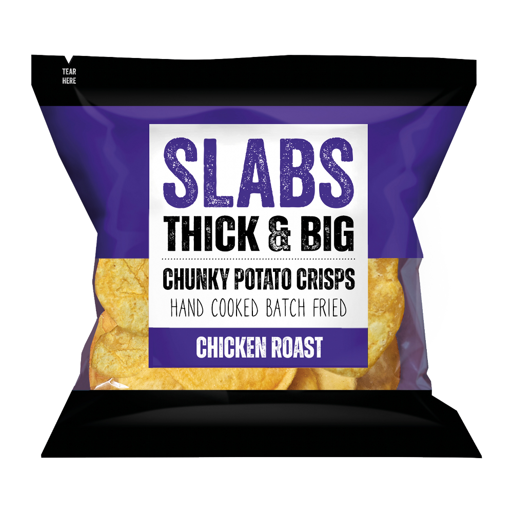 Slabs Chicken Roast Chunky Potato Crisps (14x80g)