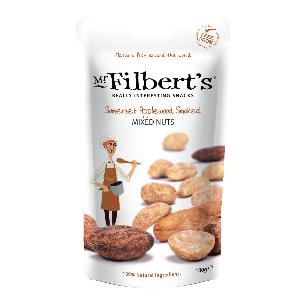 Mr Filbert's Somerset Applewood Smoked Mixed Nuts (12x100g)