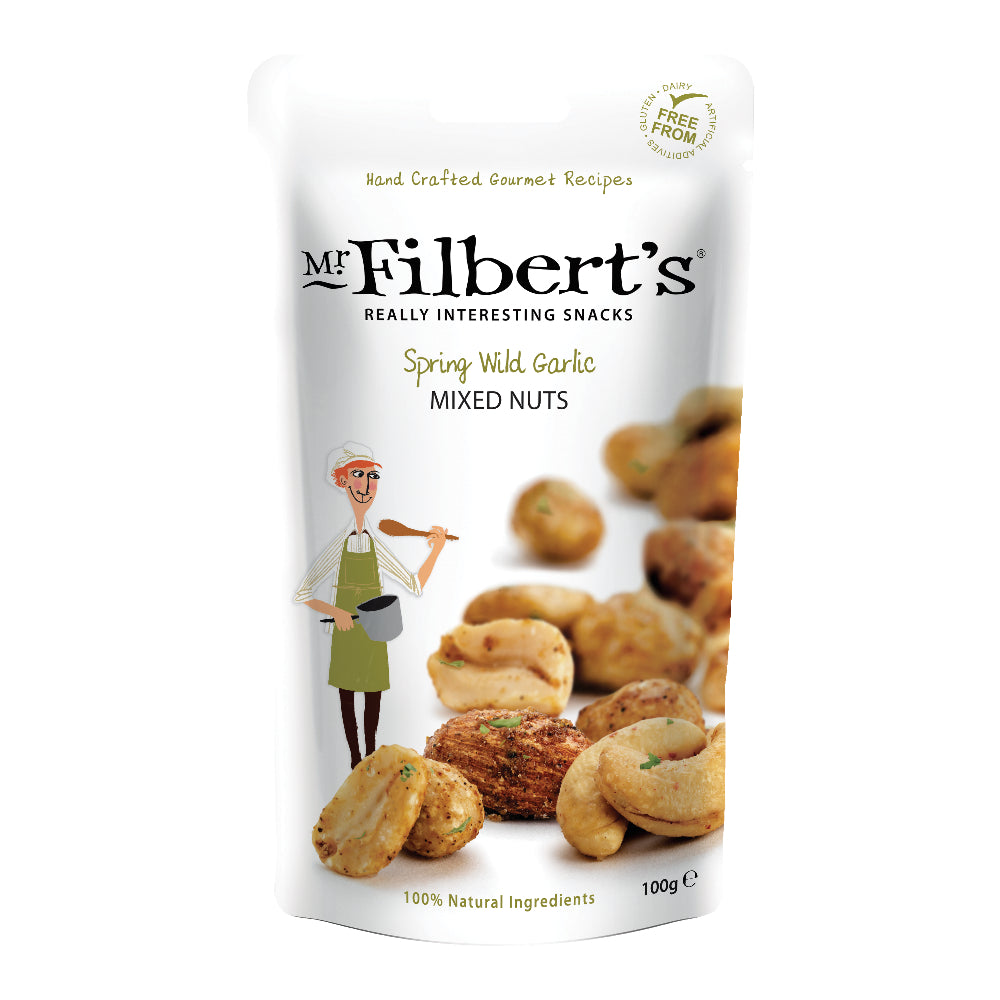 Mr Filbert's Spring Wild Garlic Mixed Nuts (12x100g)