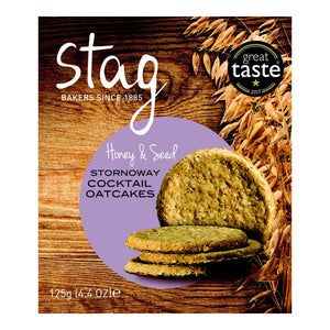 Stag Bakery Cocktail Honey & Seeds Oatcakes (12x125g)