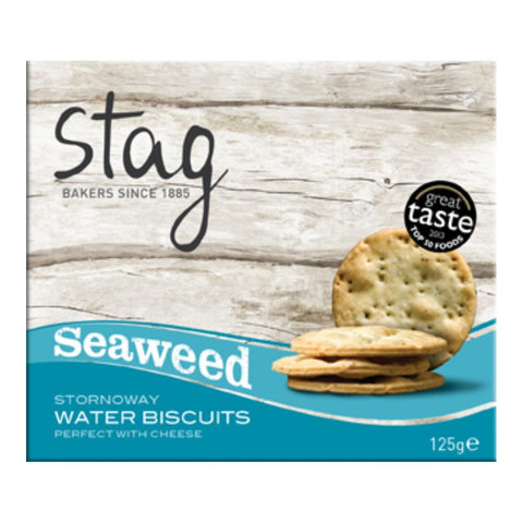 Stag Bakery Seaweed Cocktail Water Biscuits (12x100g)