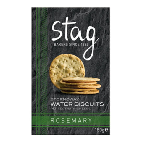 Stag Bakery Rosemary Water Biscuits (12x150g)