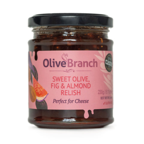 Olive Branch Sweet Olive, Fig & Almond Relish (6x230g)