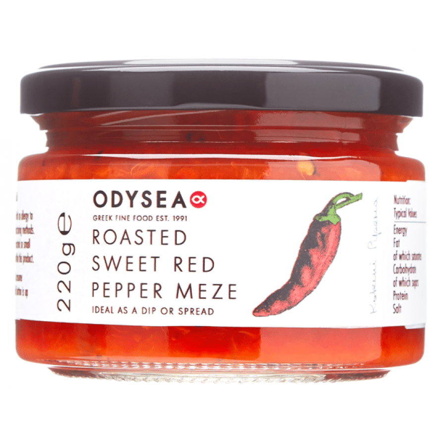 Odysea Roasted Sweet Red Pepper Meze (6x220g)