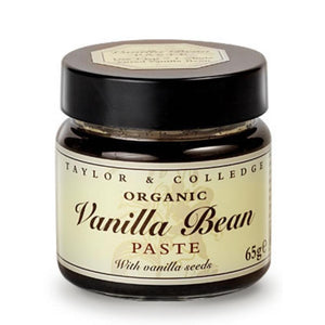 Taylor & Colledge Organic Vanilla Bean Paste with Vanilla Seeds (12x65g)