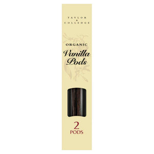 Taylor & Colledge Organic Vanilla Pods (6x4g)