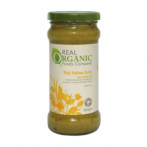 Real Organic Foods Company Thai Yellow Curry Sauce (6x335g)