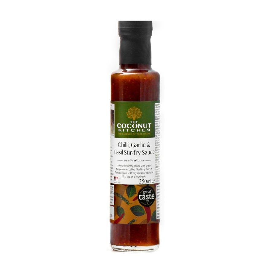 The Coconut Kitchen Chilli, Garlic & Basil Stir-fry Sauce (6x250ml)