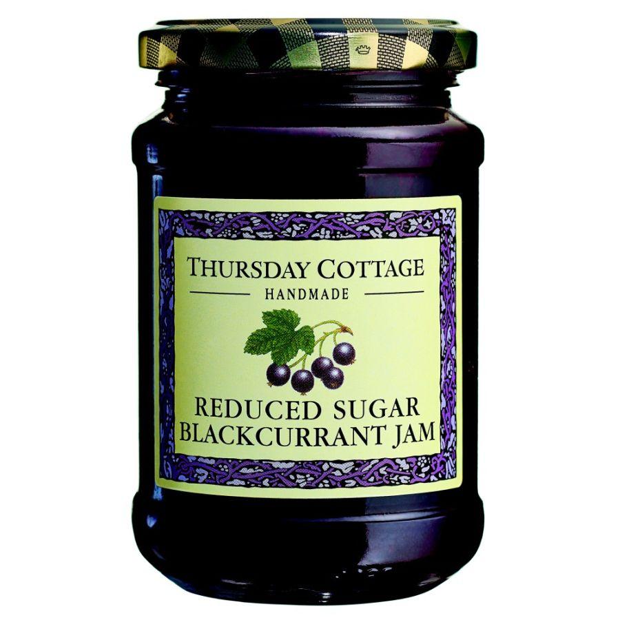 Thursday Cottage Reduced Sugar Blackcurrant Jam (6x315g)