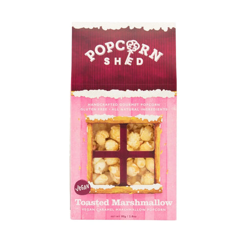 Popcorn Shed Toated Marshmallow Gourmet Popcorn Shed (10x80g)