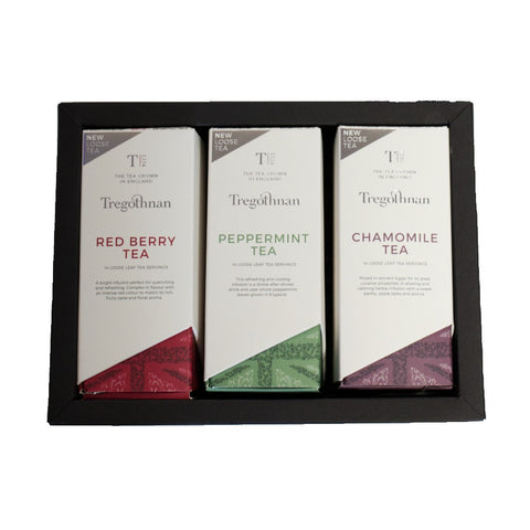 Tregothnan Loose Leaf Herbal Tea Trio Gift Box (3x70g)