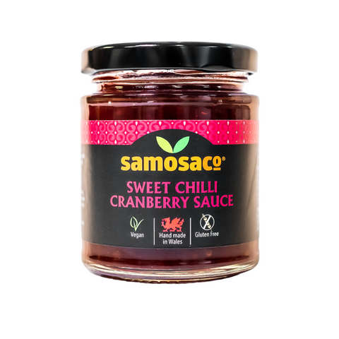 SamosaCo Sweet Chilli Cranberry Sauce (6x210g)