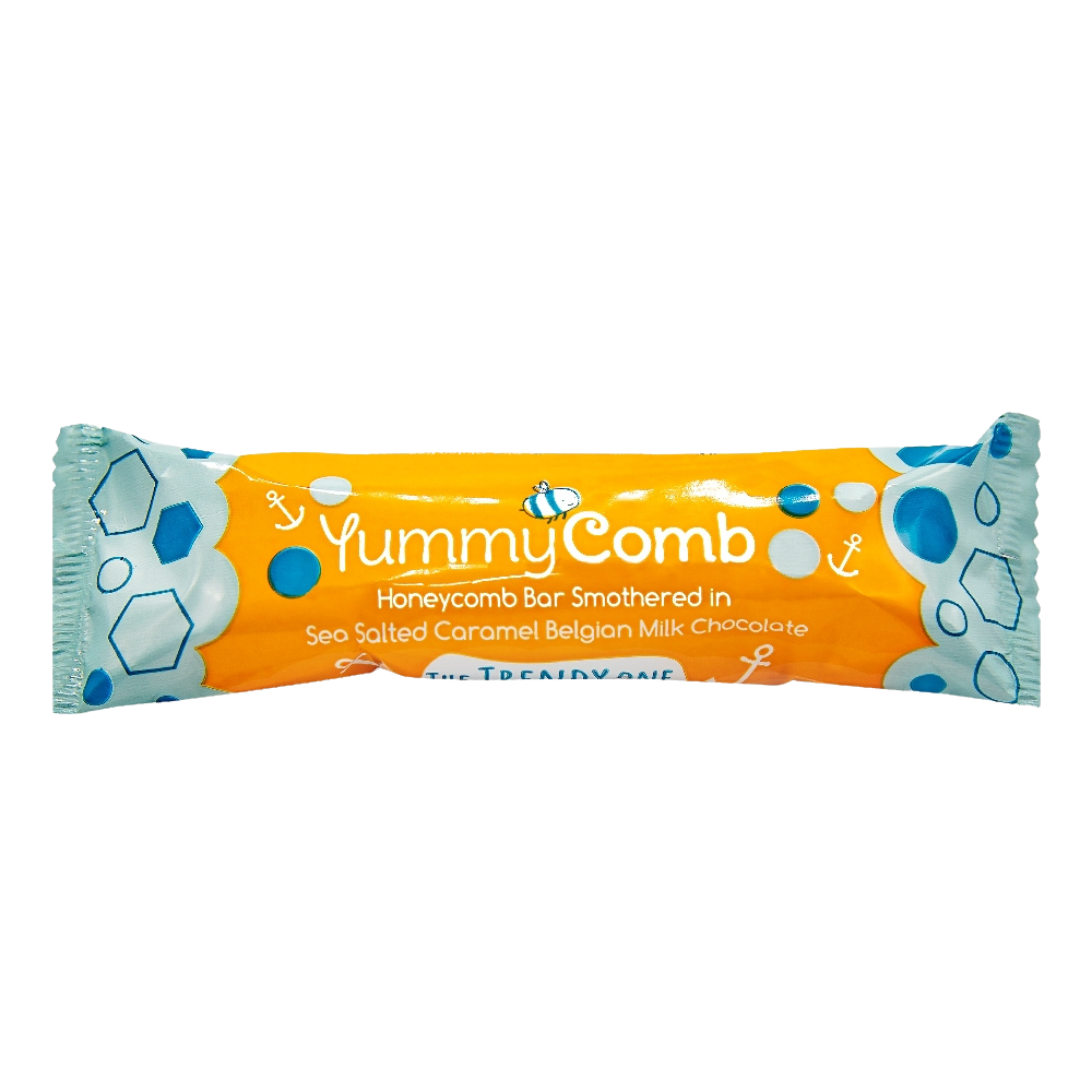 Yummycomb Salted Caramel Milk Chocolate Honeycomb Bar (12x35g)