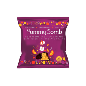 Yummycomb 70% Dark Orange Honeycomb Pocket Pack (12x40g)