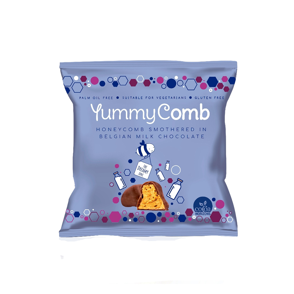 Yummycomb Milk Chocolate Honeycomb Pocket Pack (12x40g)