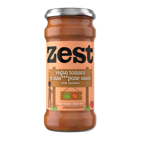 Zest Vegan Tomato & Mas***pone Sauce (6x340g)